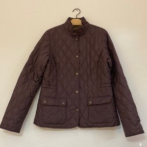 Eddie Bauer Goose Down Purple Polyester Jacket Size TL